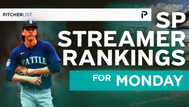 Starting Pitcher Streamer Rankings Fantasy Baseball: 6/23 & 6/24 & 6/25