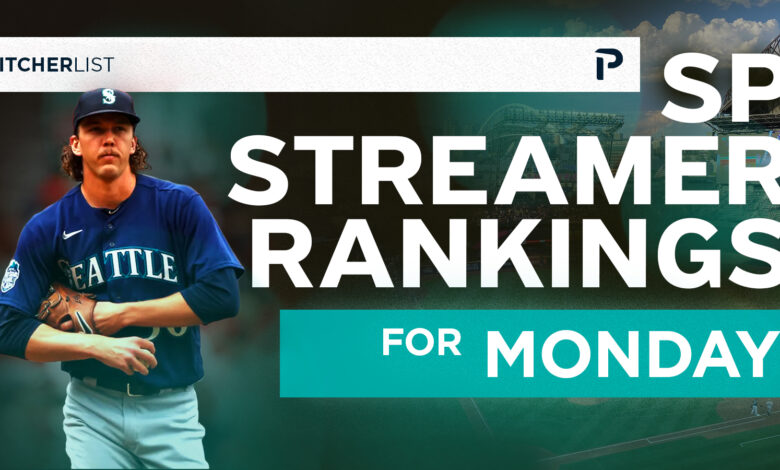 Starting Pitcher Streamer Rankings Fantasy Baseball: 6/23 & 6/24 & 6/25