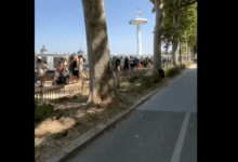 la plus grande piscine de Lyon prise d'assaut en pleine canicule