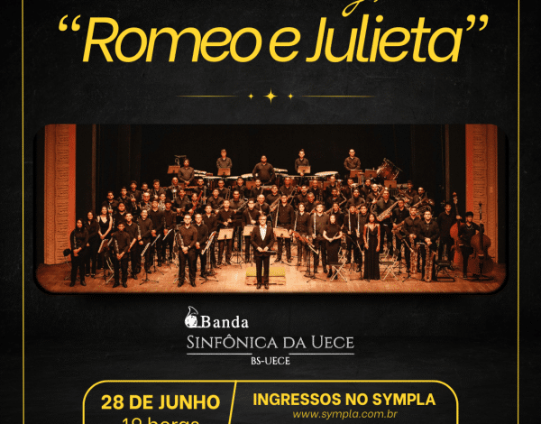 Banda Sinfônica da Uece apresenta repertório de grandes mestres da música sinfônica