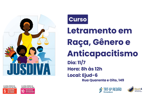 Curso “Letramento em Raça, Gênero e Anticapacitismo” promove a igualdade, a inclusão e o respeito à diversidade