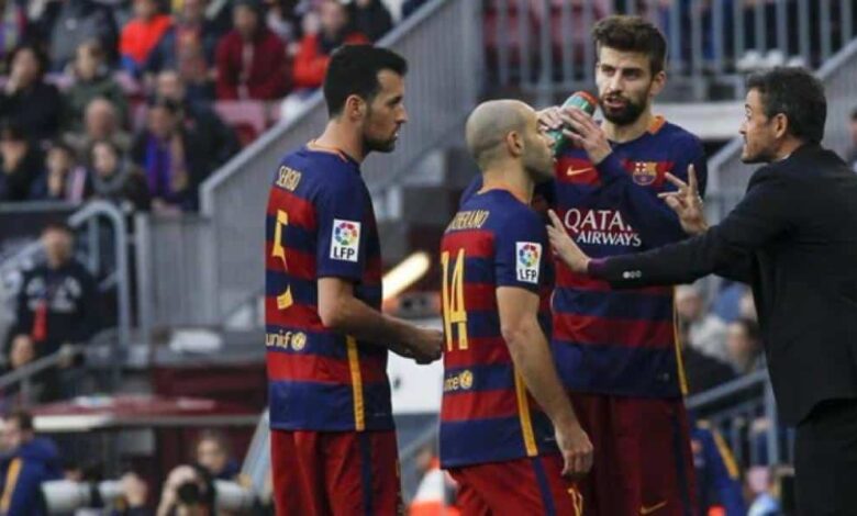 "No te vas a marchar ni borracho", le dijo 'Lucho' a Mascherano