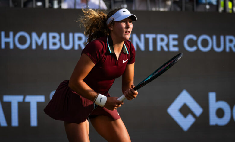 Mirra Andreeva bests Tauson as Bad Homburg quarterfinal lineup takes shape