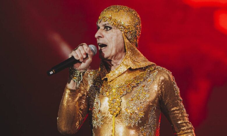Ney Matogrosso se apresenta no palco Sunset do Rock in Rio