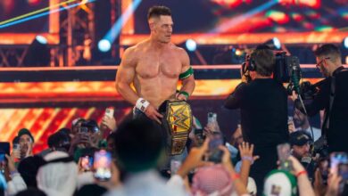 John Cena holds the Undisputed WWE Championship after Night of Champions 2025