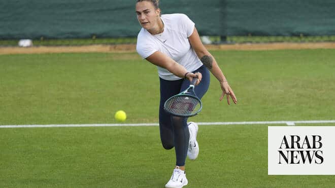 Top seed Sabalenka draws qualifier Branstine in Wimbledon first round