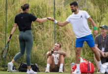 Sabalenka treina com Djokovic e Sinner: “Outro nível de intensidade”