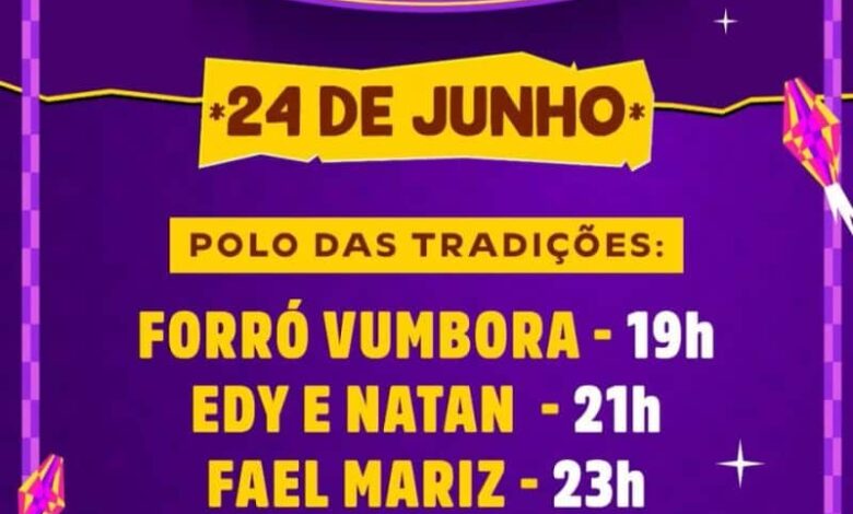 São João de Carpina terá apresentações em dois polos nesta terça (24)
