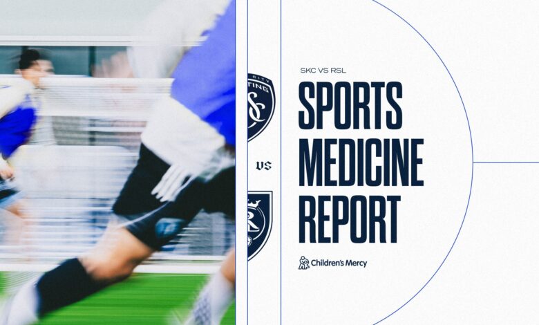 Sports Medicine Report: Sporting concludes homestand vs. Real Salt Lake