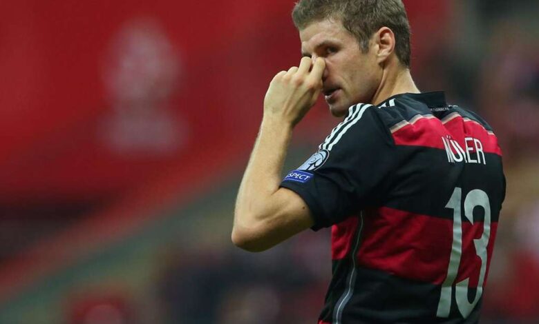 Thomas Müller já atuou com uniforme inspirado no Flamengo durante a Copa de 2014
