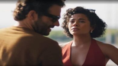 Maria de Fátima encara Afonso em cena de Vale Tudo