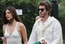 Andrew Garfield and Monica Barbaro Hold Hands at Wimbledon