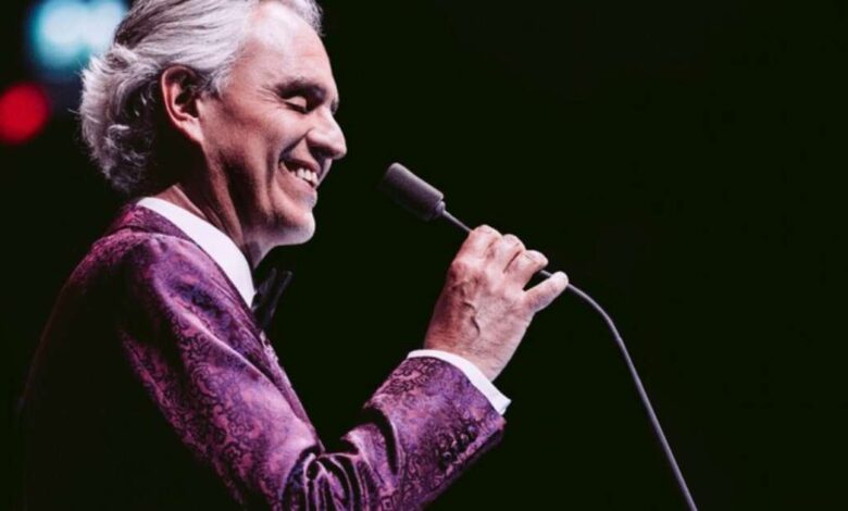 Bocelli anuncia 2 shows em São Paulo em novembro