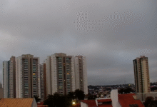 Campo Grande tem chuva e temperatura amena nessa segunda