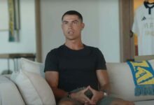 Cristiano Ronaldo concedeu entrevista ao Al Nassr após renovar o contrato (Foto: Al Nassr FC, Reprodução)