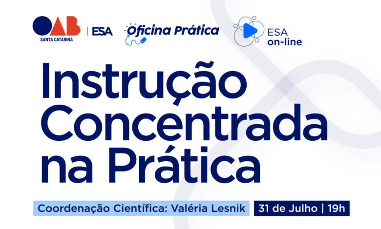 ESA/SC promove curso prático sobre nova portaria da Instrução Concentrada no RGPS