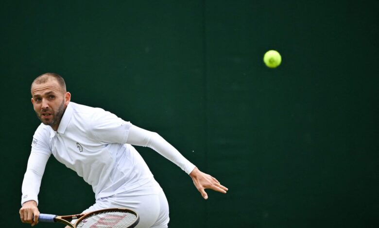 Dan Evans returns to Wimbledon’s Centre Court, a year on from sacrificing his career
