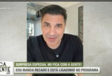 Vídeo: Edu Guedes explica ausência na TV e revela quando volta para o seu programa ao vivo