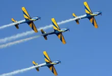 Esquadrilha da Fumaça se apresenta nesta terça-feira