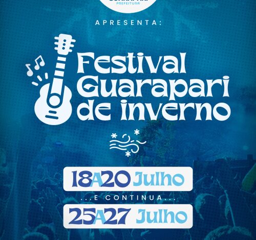 Festival Guarapari de Inverno 2025 amplia programação e traz quase 50 shows em seis dias de evento - PREFEITURA MUNICIPAL DE GUARAPARI