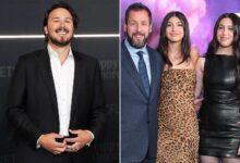 Kyle Newacheck attends the Happy Gilmore 2 World Premiere at Jazz at Lincoln Center on July 21, 2025 in New York City; (L-R) Jackie Sandler, Adam Sandler, Sunny Sandler, and Sadie Sandler attend Netflix