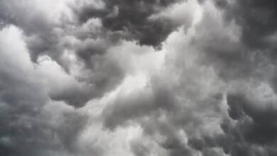 nuvens carregadas e frente fria em junho- previsão do tempo - região sul