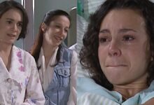 Helena lembra da profecia de Joyce depois que ela cai nas escadas e precisa passar por cesareana