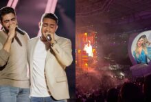 Henrique & Juliano emocionam fãs com homenagem a Marília Mendonça em SP