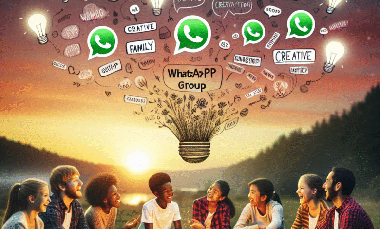 Ideias criativas para nome de grupo de irmãos no WhatsApp -
