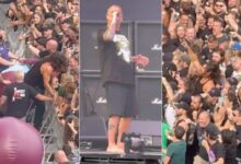 Jason Momoa Starts Circle Pit During Pantera's Ozzy Farewell Set