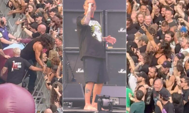 Jason Momoa Starts Circle Pit During Pantera's Ozzy Farewell Set