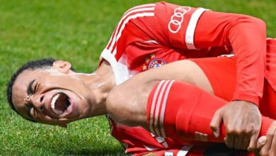 Jogador do Bayern fraturou a fíbula e o tornozelo esquerdo durante jogo do Mundial