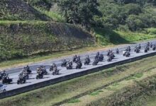 Motociata causa lentidão na Bandeirantes e Anhanguera