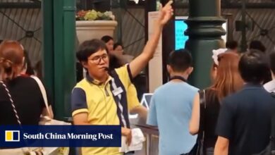 Hong Kong train driver’s ‘du du du du’ antics have passengers laughing as MTR clips go viral