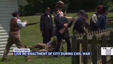 Midway Village Museum interpreters re-enact what life was like in Rockford during Civil War