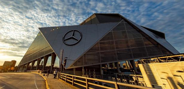 O estádio Mercedes-Benz, em Atlanta (EUA), sediará uma das semifinais da Copa do Mundo de 2026