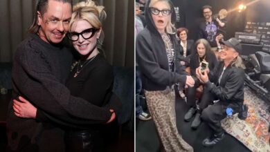 LOS ANGELES, CALIFORNIA - NOVEMBER 20: (L-R) Sid Wilson and Kelly Osbourne attend Matt Mathews