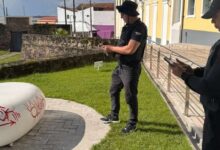 Terceiro suspeito de pichar área tombada na Cidade Velha se apresenta à polícia em Belém