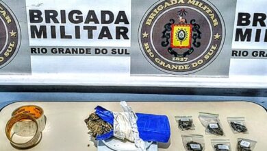 Brigada Militar prende suspeito de tráfico de entorpecentes em Ijuí.