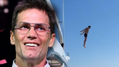 Tom Brady Jumps Off Yacht, Copies Daughter On Ibiza Vacation