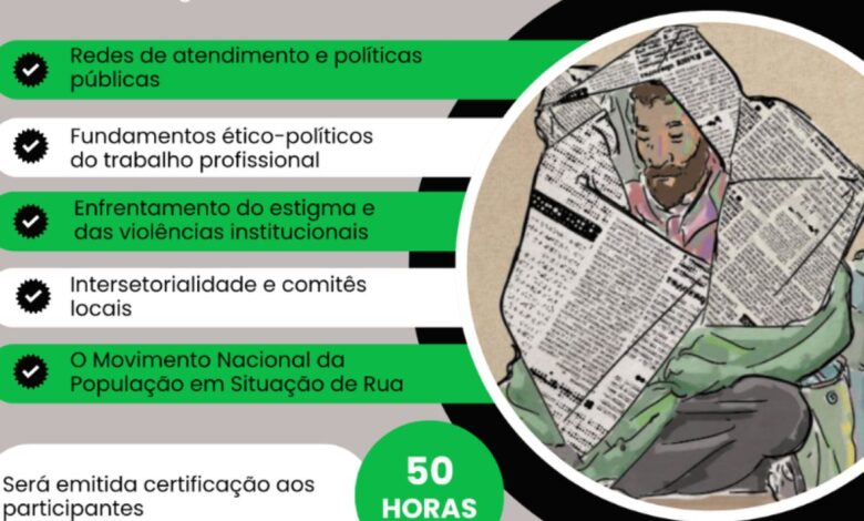 UFPR Litoral promove curso sobre políticas para a população em situação de rua
