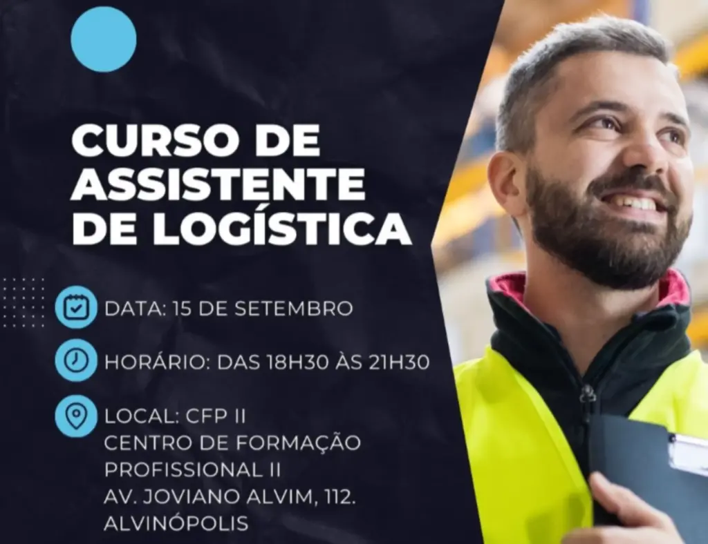 Atibaia oferece curso de assistente de logística com Senac