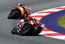Bezzechi domina e é pole na Áustria; Márquez sofre queda