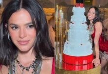 Festa de Bruna Marquezine reúne famosos, shows e bolo de cinco andares