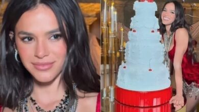 Festa de Bruna Marquezine reúne famosos, shows e bolo de cinco andares