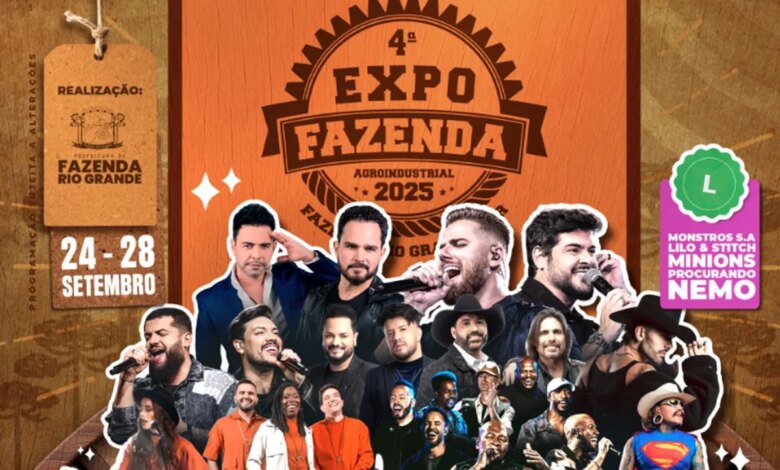 Expo Fazenda terá rodeio e shows de Zezé & Luciano e Luan Pereira