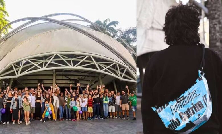 Lona retirada do Circo Voador, no Rio, será reutilizada em bolsas
