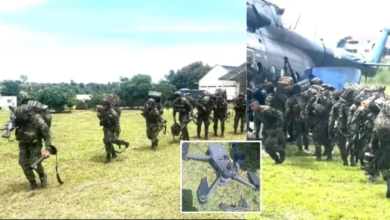 Militares heridos por ataque con drones en el sur de Bolívar fueron trasladados en helicóptero a Bucaramanga: esto se sabe