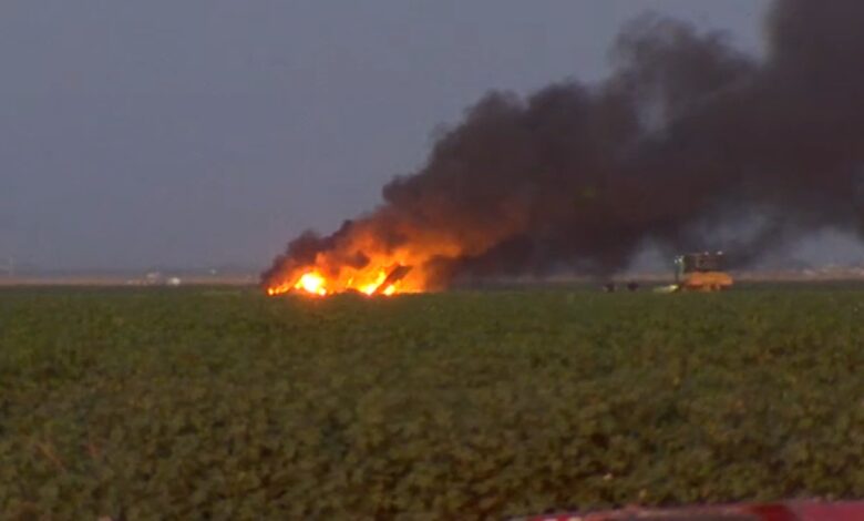 Pilot safe after military jet crashes in Fresno County, officials say