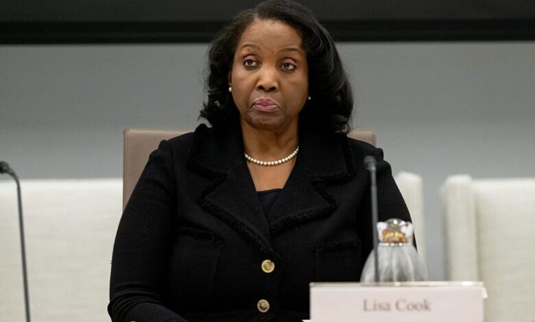Trump fires Fed Governor Lisa Cook, cites mortgage fraud claim